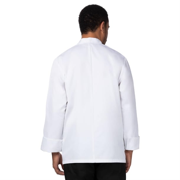 Chef Works Le Mans Recycled Unisex Chef Jacket White p_ba046
