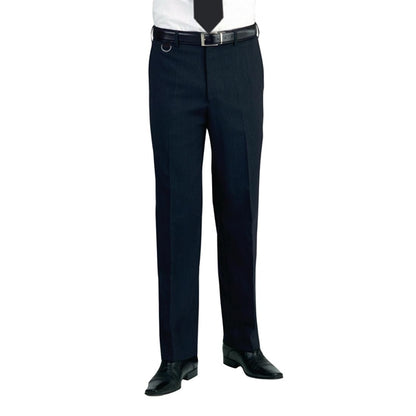 Brook Taverner Mens Long Leg Mars Black Waiting Trousers p_ba051