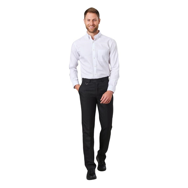 Brook Taverner Mens Long Leg Mars Black Waiting Trousers p_ba051