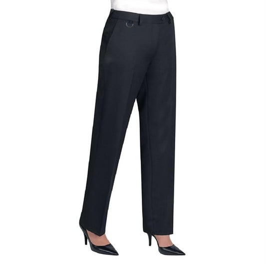 Brook Taverner Ladies Venus Petite Black Waiting Trousers p_ba056