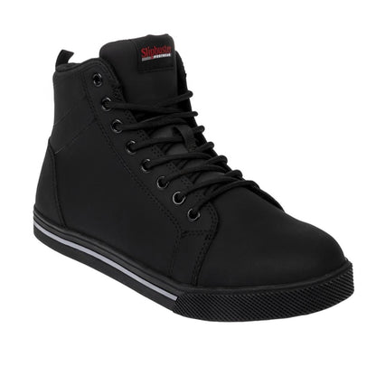 Slipbuster Microfibre Safety Hi Top Boots Matte Black 37 ba061-37