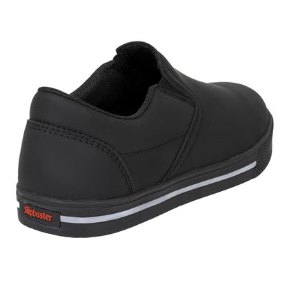 Slipbuster Microfibre Slip-on Shoes Matte Black p_ba062
