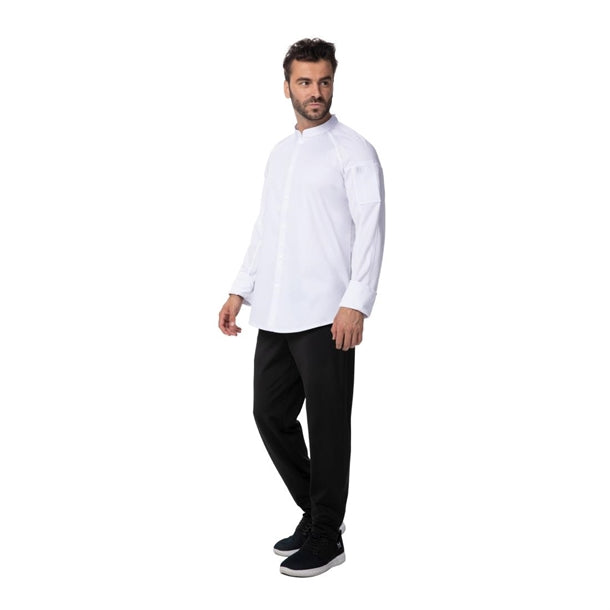 Chef Works Tulum Recycled Unisex Chef Jacket White p_ba071