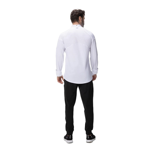 Chef Works Tulum Recycled Unisex Chef Jacket White p_ba071