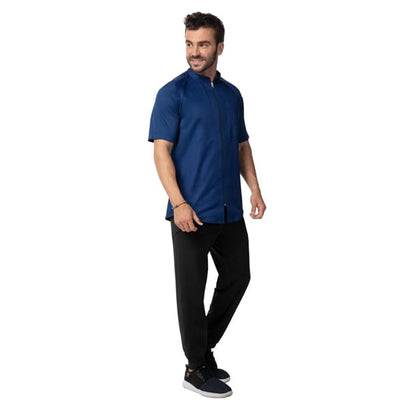 Chef Works Arcadia Sustainable Unisex Chef Jacket Ocean Blue p_ba077