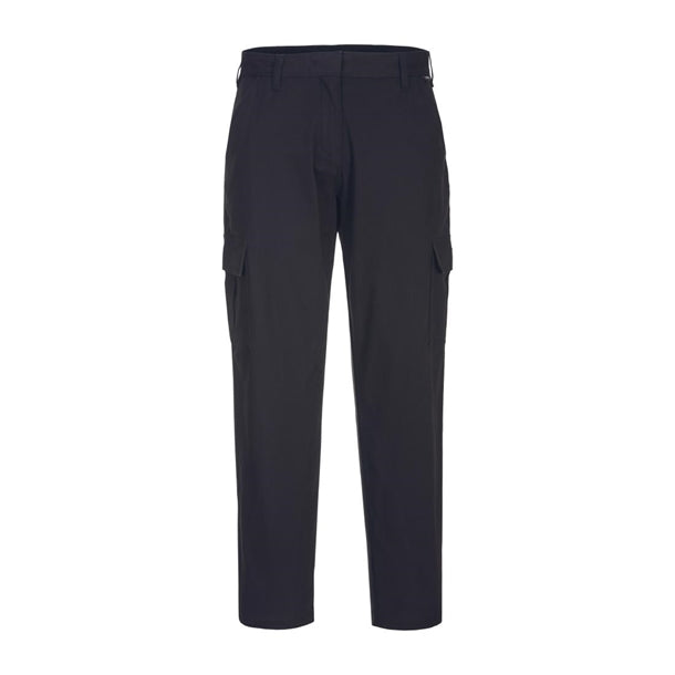 Portwest Eco Women's Stretch Cargo Trousers Black p_ba088