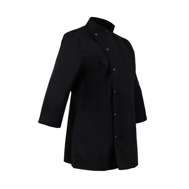 Whites Womens Fitted Chef Jacket Black p_ba110