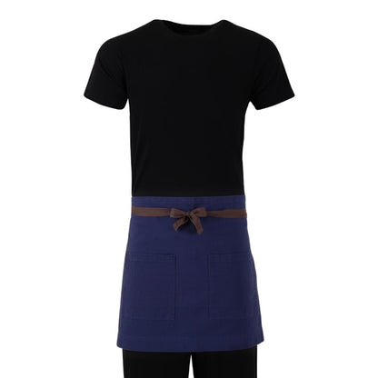 Southside Cotton Canvas Waist Apron Navy Blue ba118