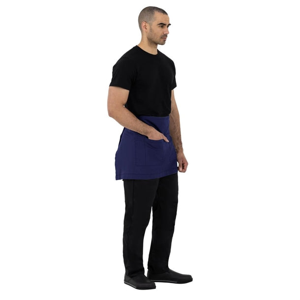 Southside Cotton Canvas Waist Apron Navy Blue ba118