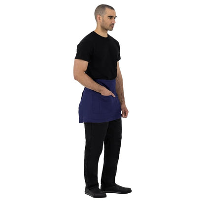 Southside Cotton Canvas Waist Apron Navy Blue ba118