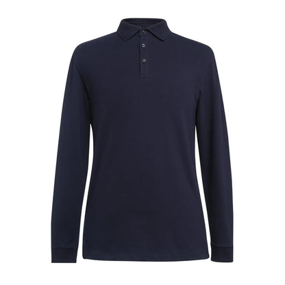 Brook Taverner Frederick Men's Navy Long Sleeve Polo p_ba142