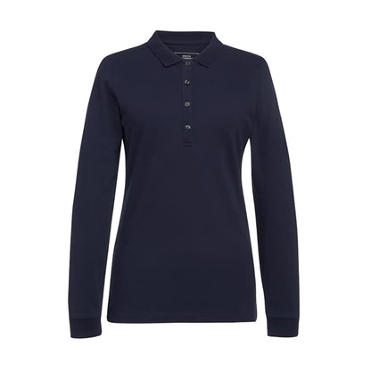Brook Taverner Anna Women's Navy Long Sleeve Polo p_ba143
