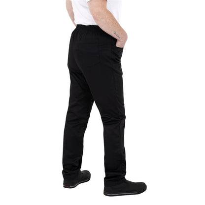 Southside Slim Fit Casual Unisex Trousers Black p_ba199