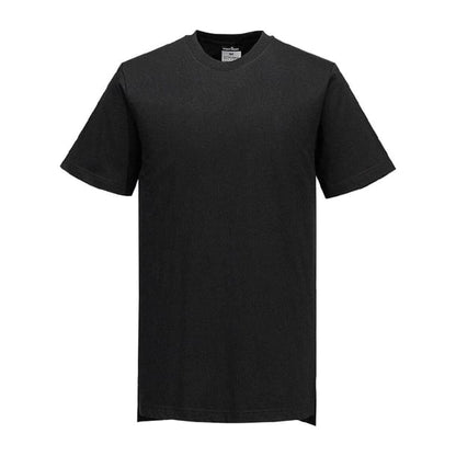 Portwest Black Chef Cotton Mesh Air T-Shirt p_ba210