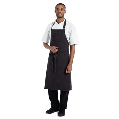 Chef Works Urban Rockford Wide Bib Apron Steel Grey bb012