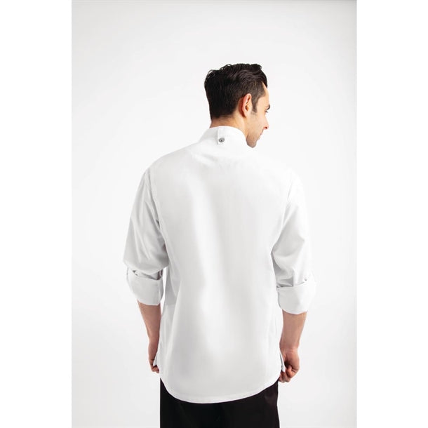 Chef Works Unisex Hartford Lightweight Chef Jacket White p_bb264