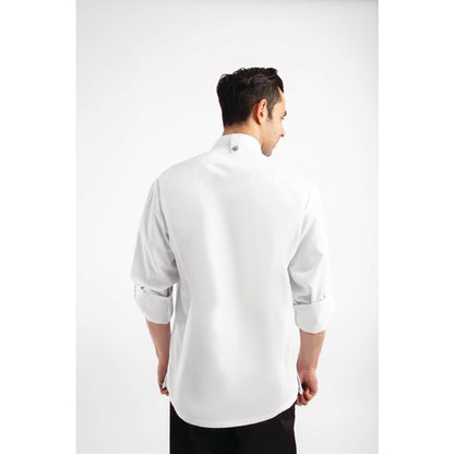 Chef Works Unisex Hartford Lightweight Chef Jacket White p_bb264