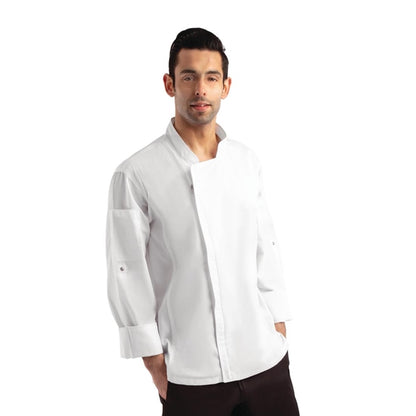 Chef Works Unisex Hartford Lightweight Chef Jacket White p_bb264