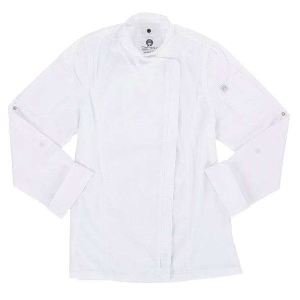 Chef Works Urban Hartford Womens Chef Jacket White p_bb271