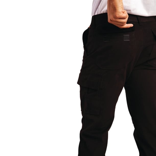 Stretch Slim Combat Trousers Black p_bb463