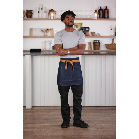 Southside Denim Waist Apron Blue bb465
