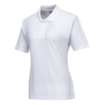 Ladies Polo Shirt White p_bb473