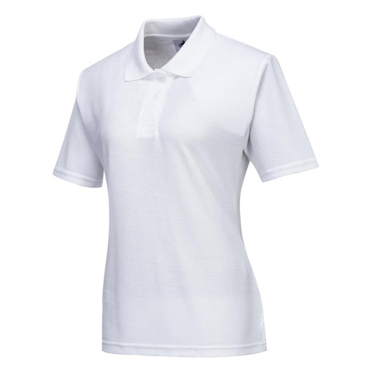 Ladies Polo Shirt White p_bb473