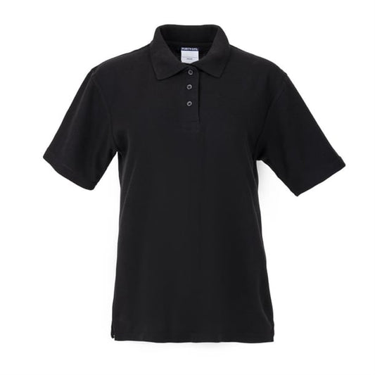 Ladies Polo Shirt Black p_bb474