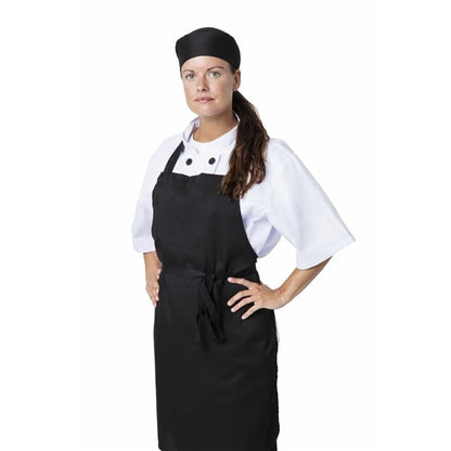 Nisbets Essentials Bib Aprons Black (2 Pack) bb475