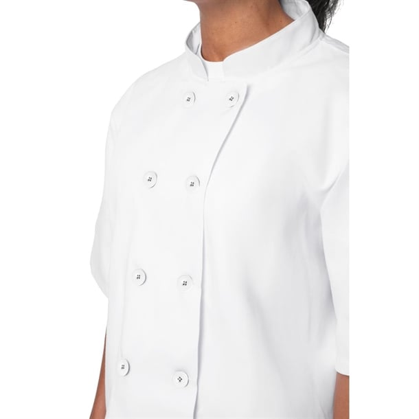 Nisbets Essentials Unisex Chef Jacket White (2 Pack) p_bb547