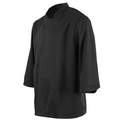 Whites Unisex Atlanta Chef Jacket Black Teflon p_bb577