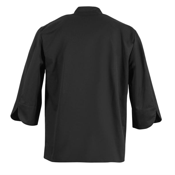 Whites Unisex Atlanta Chef Jacket Black Teflon p_bb577