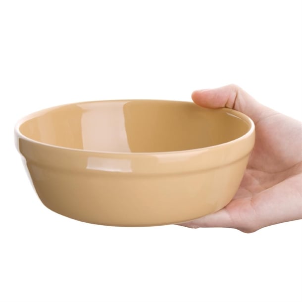 Olympia Stoneware Round Pie Bowls 156mm (6 Pack) c027