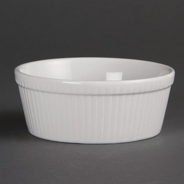 Olympia Whiteware Round Pie Dishes 134mm (6 Pack) c042