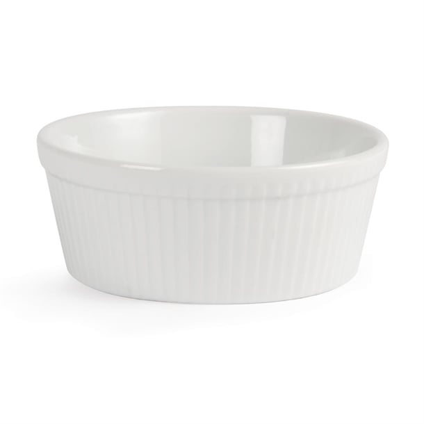 Olympia Whiteware Round Pie Dishes 134mm (6 Pack) c042