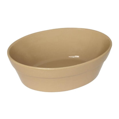 Olympia Stoneware Oval Pie Bowls 145x104mm (6 Pack) c104