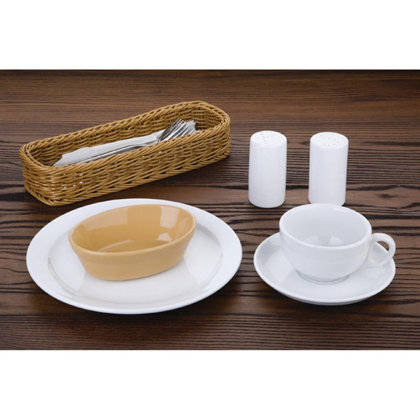 Olympia Stoneware Oval Pie Bowls 145x104mm (6 Pack) c104