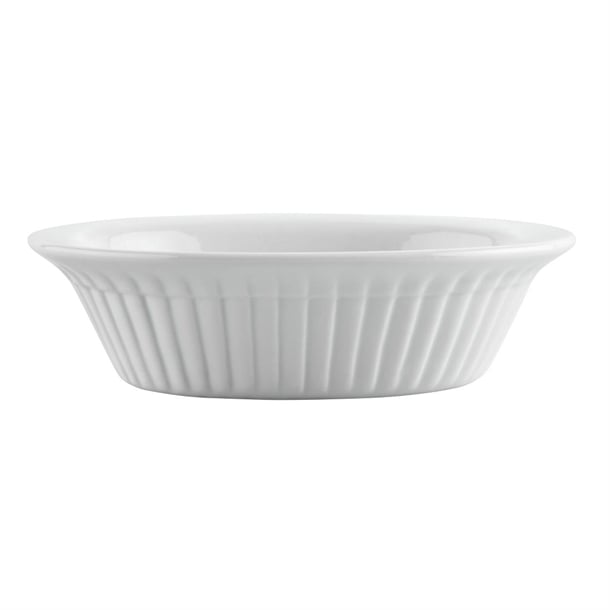 Olympia Whiteware Oval Pie Dishes 170mm (6 Pack) c110