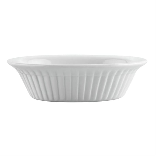 Olympia Whiteware Oval Pie Dishes 170mm (6 Pack) c110