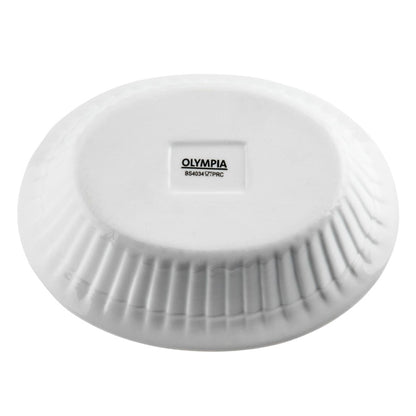 Olympia Whiteware Oval Pie Dishes 170mm (6 Pack) c110