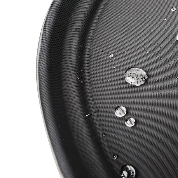 Olympia Kristallon Polypropylene Oval Non-Slip Tray Black 685mm c162
