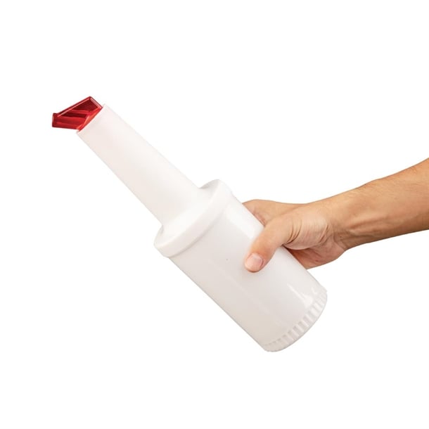 Olympia Juice Pour and Store Red c167