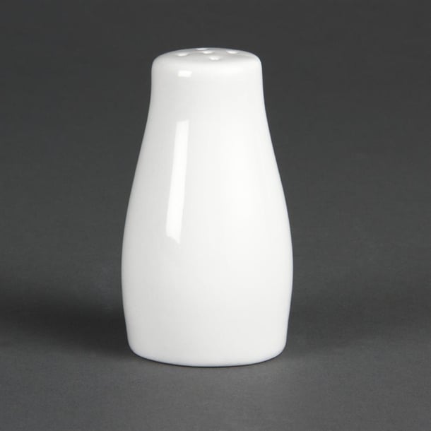 Olympia Whiteware Pepper Shakers 90mm (12 Pack) c214