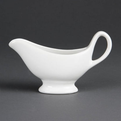 Olympia Whiteware Gravy Boats 180ml (6 Pack) c243