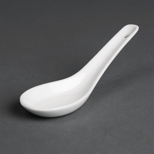 Olympia Whiteware Rice Spoons 130mm (24 Pack) c325