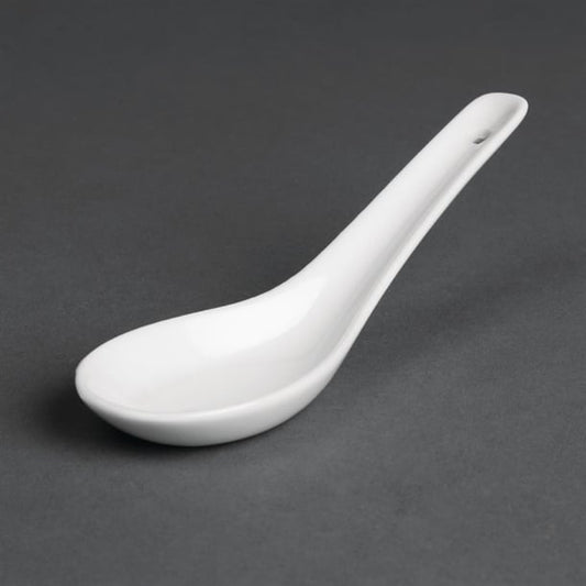 Olympia Whiteware Rice Spoons 130mm (24 Pack) c325