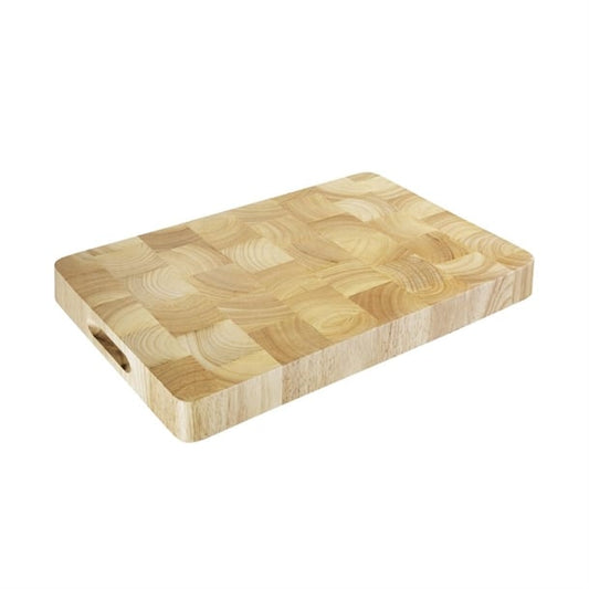 Vogue Rectangular Wooden Chopping Board Medium c459
