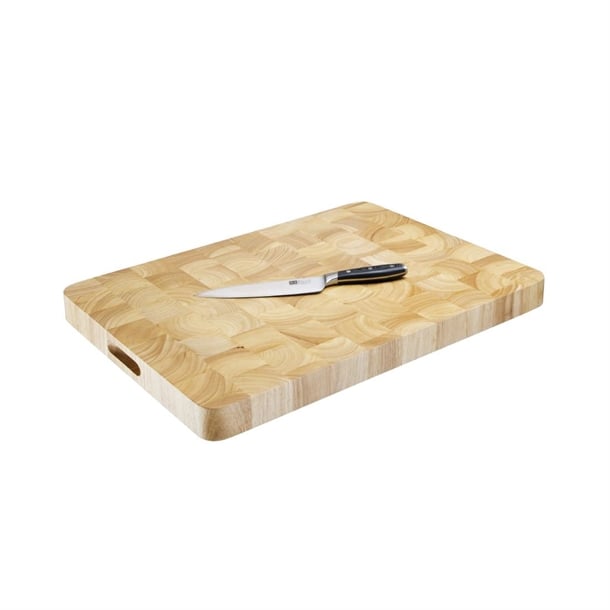 Vogue Rectangular Wooden Chopping Board Large c460