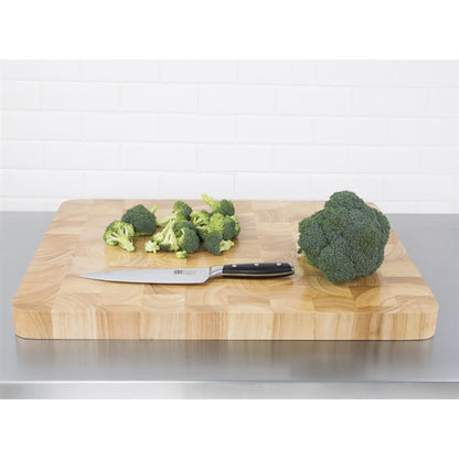 Vogue Rectangular Wooden Chopping Board Large c460