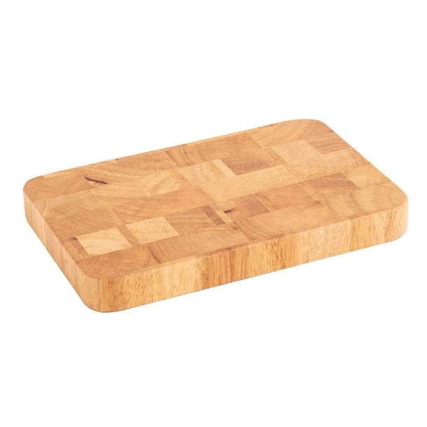Vogue Rectangular Wooden Chopping Board Small c461